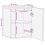 Armario de baño de pared madera maciza de mango 38x33x48 cm von , Badezimmermöbel - Ref: Foro24-4017812, Preis: 76,19 €, Raba...