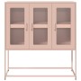 Aparador de acero laminado en frío rosa 100,5x39x107 cm von , Sideboards - Ref: Foro24-853405, Preis: 135,36 €, Rabatt: %