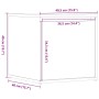 Cajón taburete madera ingeniería roble artesanal 40,5x40x40 cm by , Drawers - Ref: Foro24-857040, Price: 55,83 €, Discount: %
