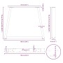 Patas mesa comedor forma V 2uds acero negro 100x(72-73,3) cm von , Tischbeine - Ref: Foro24-4012580, Preis: 91,19 €, Rabatt: %