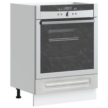 Mueble de horno Kalmar gris hormigón madera reconstituida von , Küchenschränke - Ref: Foro24-853521, Preis: 62,81 €, Rabatt: %