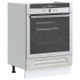 Mueble de horno Kalmar gris hormigón madera reconstituida von , Küchenschränke - Ref: Foro24-853521, Preis: 62,81 €, Rabatt: %