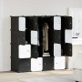 Cubo organizador almacenamiento 16 cubos y varillas colgar PP von , Aufbewahrung von Kleidung und Schränken - Ref: Foro24-401...