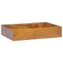 Solid teak wood washbasin 50x35x10 cm by vidaXL, Sinks - Ref: Foro24-326163, Price: 124,87 €, Discount: %