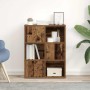 Estantería madera de ingeniería color envejecido 60x24x76,5 cm by , Bookcases and shelves - Ref: Foro24-860389, Price: 69,77 ...
