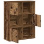 Estantería madera de ingeniería color envejecido 60x24x76,5 cm by , Bookcases and shelves - Ref: Foro24-860389, Price: 69,77 ...