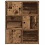 Estantería madera de ingeniería color envejecido 60x24x76,5 cm by , Bookcases and shelves - Ref: Foro24-860389, Price: 69,77 ...