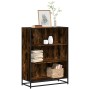 Estantería madera ingeniería roble ahumado 80,5x35x107,5 cm de , Librerías y estanterías - Ref: Foro24-849121, Precio: 97,21 €