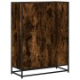 Estantería madera ingeniería roble ahumado 80,5x35x107,5 cm de , Librerías y estanterías - Ref: Foro24-849121, Precio: 97,21 €