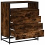 Cómoda de madera contrachapada roble ahumado 70x41x83,5 cm by , Drawers - Ref: Foro24-849091, Price: 119,25 €, Discount: %