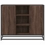 Aparador de madera de ingeniería marrón roble 92x35x76 cm by , Sideboards - Ref: Foro24-849018, Price: 83,19 €, Discount: %