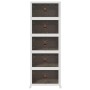 Caja de almacenaje apilable con ruedas 5niveles 75L 64x40x179cm by , Cargo forklifts - Ref: Foro24-4012374, Price: 157,37 €, ...