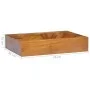 Solid teak wood washbasin 50x35x10 cm by vidaXL, Sinks - Ref: Foro24-326163, Price: 124,87 €, Discount: %