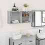 Armario de pared baño madera ingeniería gris sonoma 80x25x40 cm von , Badezimmerwaschtische - Ref: Foro24-860090, Preis: 67,5...