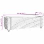 Mesa de centro madera maciza de teca 110x45x35 cm de , Mesas de centro - Ref: Foro24-4009311, Precio: 151,70 €, Descuento: %