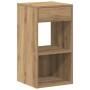 Mesillas de noche con cajón 2 uds roble artesanal 35x34x66,5 cm by , Nightstands - Ref: Foro24-858730, Price: 78,47 €, Discou...