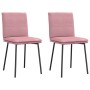 Sillas de comedor 2 unidades terciopelo rosa von , Essstühle - Ref: Foro24-4101248, Preis: 92,13 €, Rabatt: %