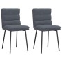Sillas de comedor 2 unidades terciopelo gris oscuro von , Essstühle - Ref: Foro24-4101283, Preis: 98,87 €, Rabatt: %