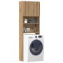 Armario lavadora madera ingeniería roble artesanal 64x24x190 cm by , Accessories for washing machines and dryers - Ref: Foro2...