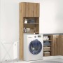 Armario lavadora madera ingeniería roble artesanal 64x24x190 cm by , Accessories for washing machines and dryers - Ref: Foro2...