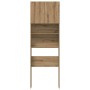 Armario lavadora madera ingeniería roble artesanal 64x24x190 cm by , Accessories for washing machines and dryers - Ref: Foro2...