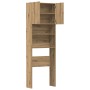 Armario lavadora madera ingeniería roble artesanal 64x24x190 cm by , Accessories for washing machines and dryers - Ref: Foro2...