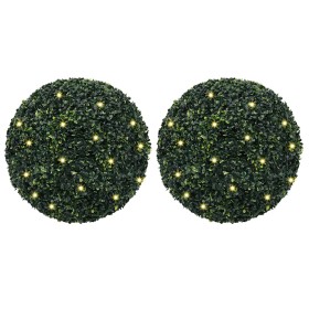 Bolas de boj artificial con luces LED 2 unidades 52 cm von , Künstliche Flora - Ref: Foro24-3335897, Preis: 143,75 €, Rabatt: %