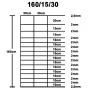 Gartenzaun aus silberverzinktem Stahl, 50 x 1,6 m von vidaXL, Zaunpaneele - Ref: Foro24-149516, Preis: 92,98 €, Rabatt: %