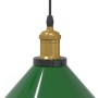 Lámpara colgante regulable en altura E27 verde brillante Ø 22cm by , Lamps - Ref: Foro24-4103445, Price: 29,60 €, Discount: %