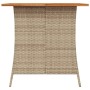 Set comedor de jardín 5 pzas con cojines ratán sintético beige von , Gartensets - Ref: Foro24-365423, Preis: 232,88 €, Rabatt: %