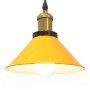 Lámpara colgante regulable altura E27 amarillo brillante Ø 22cm von , Lampen - Ref: Foro24-4103447, Preis: 29,60 €, Rabatt: %