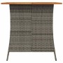Set comedor de jardín 5 piezas con cojines ratán sintético gris by , Garden sets - Ref: Foro24-365421, Price: 232,88 €, Disco...