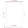 Felpudo azul 40x60 cm von , Fußmatten - Ref: Foro24-4105568, Preis: 12,38 €, Rabatt: %