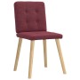 Sillas de comedor 4 unidades tela rojo tinto de , Sillas de comedor - Ref: Foro24-3315171, Precio: 196,52 €, Descuento: %