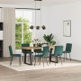 Sillas de comedor 6 unidades terciopelo verde oscuro von , Essstühle - Ref: Foro24-3315429, Preis: 296,24 €, Rabatt: %