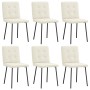 Sillas de comedor 6 unidades de terciopelo crema von , Essstühle - Ref: Foro24-3315436, Preis: 298,70 €, Rabatt: %