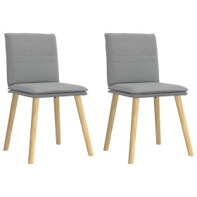 Sillas de comedor giratorias 2 unidades tela gris claro von , Essstühle - Ref: Foro24-4101255, Preis: 109,57 €, Rabatt: %