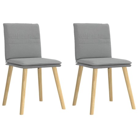 Sillas de comedor giratorias 2 unidades tela gris claro von , Essstühle - Ref: Foro24-4101255, Preis: 109,57 €, Rabatt: %