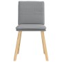 Sillas de comedor giratorias 2 unidades tela gris claro von , Essstühle - Ref: Foro24-4101255, Preis: 109,57 €, Rabatt: %