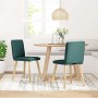 Sillas de comedor 2 unidades tela verde oscuro von , Essstühle - Ref: Foro24-4101260, Preis: 109,08 €, Rabatt: %