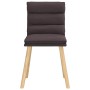 Sillas de comedor 2 unidades tela marrón oscuro by , dining chairs - Ref: Foro24-4101297, Price: 111,31 €, Discount: %