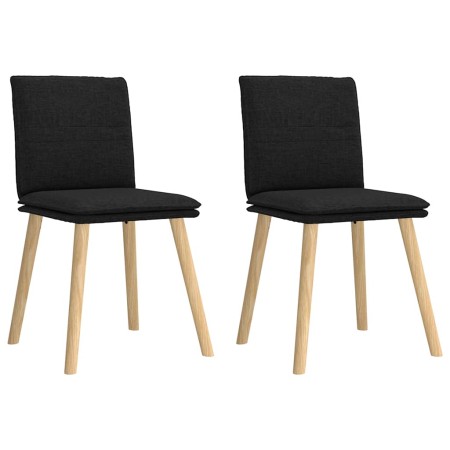 Sillas de comedor 2 unidades tela negro von , Essstühle - Ref: Foro24-4101257, Preis: 110,42 €, Rabatt: %