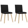 Sillas de comedor 2 unidades tela negro von , Essstühle - Ref: Foro24-4101257, Preis: 110,42 €, Rabatt: %