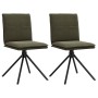 Silla de comedor cuero gamuza verde militar von , Essstühle - Ref: Foro24-4101281, Preis: 114,44 €, Rabatt: %