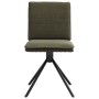 Silla de comedor cuero gamuza verde militar von , Essstühle - Ref: Foro24-4101281, Preis: 114,44 €, Rabatt: %
