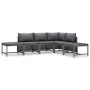 6-piece garden furniture set with gray synthetic rattan cushions by vidaXL, Garden sets - Ref: Foro24-3059762, Price: 286,42 ...