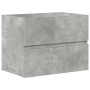 Set muebles de baño 2 piezas madera contrachapada gris hormigón de , Muebles de baño - Ref: Foro24-3324914, Precio: 192,40 €,...