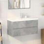 Set muebles de baño 2 piezas madera contrachapada gris hormigón von , Badezimmermöbel - Ref: Foro24-3324916, Preis: 304,40 €,...
