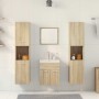 Juego de muebles de baño 5 pzas madera ingeniería roble Sonoma by , Bathroom furniture - Ref: Foro24-3325029, Price: 261,53 €...