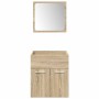 Juego de muebles de baño 5 pzas madera ingeniería roble Sonoma by , Bathroom furniture - Ref: Foro24-3325029, Price: 261,53 €...